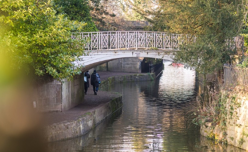Bridge over the canal in Sydney Gardens